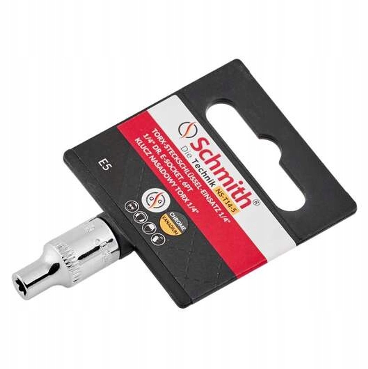 Torx Dopslagsleutel 1/4 E6 - Hoge Kwaliteit CrV Staal