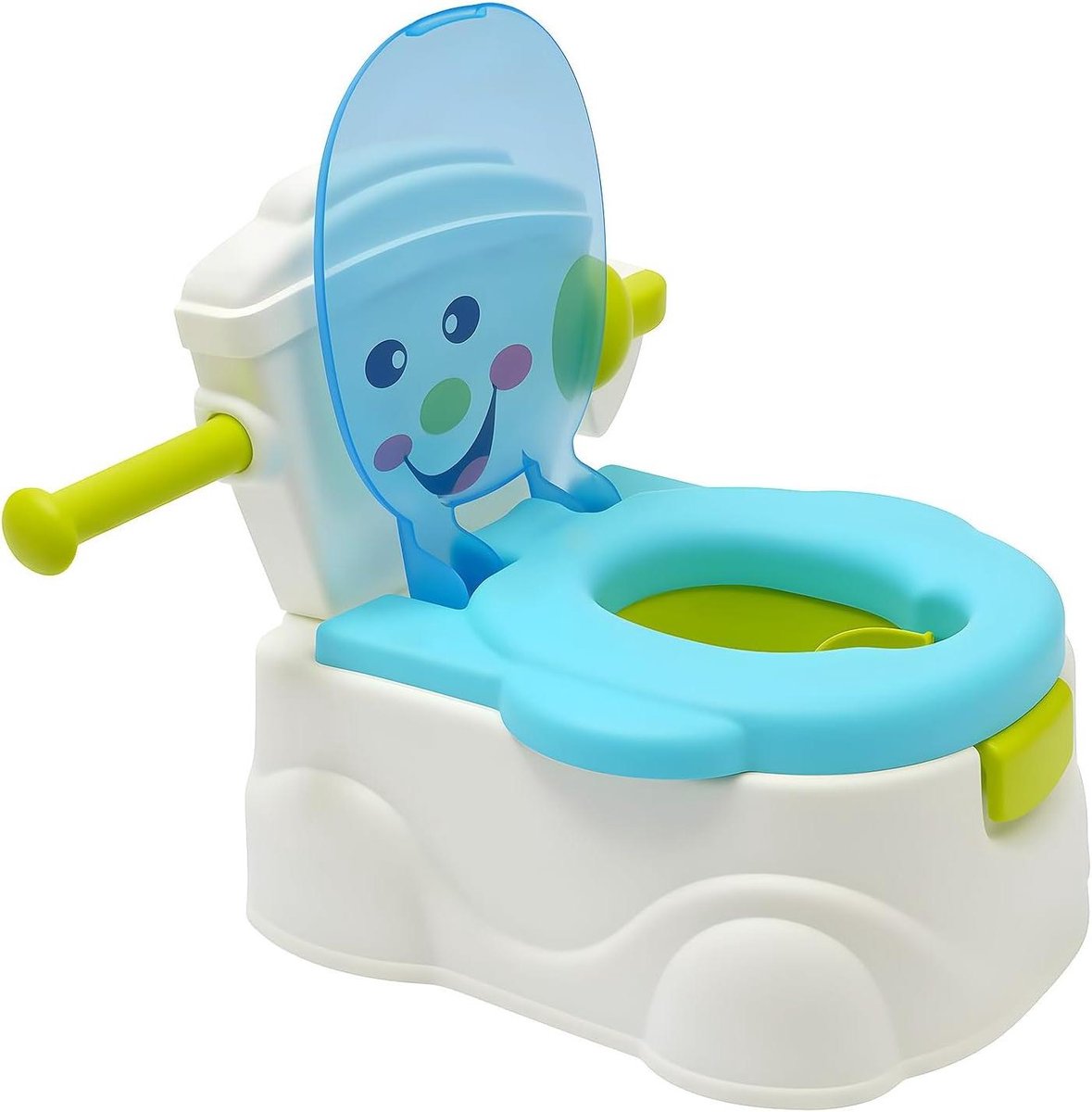 Kinderpotje - Baby toilet - Zindelijkheidstraining - Met papierhouder - 19 cm zithoogte - Blauw