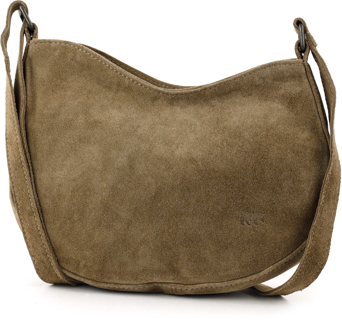Bear Design Tamara Suede Leren Schoudertas - Taupe