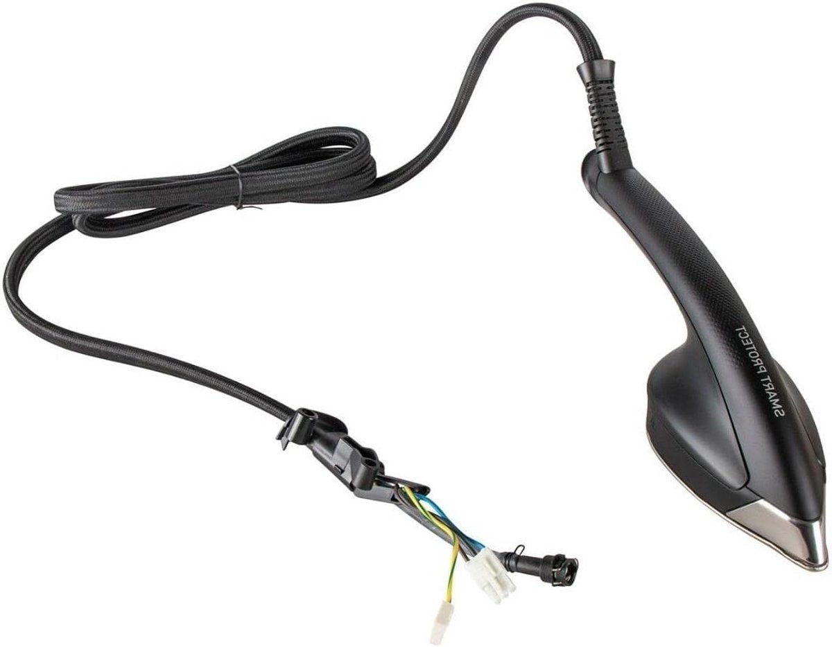 Stoomstrijkijzer Onderdeel - Greepplaat Kabel - Kleding Strijken - Verticale Stoomfunctie - 2400 Watt - Zwart