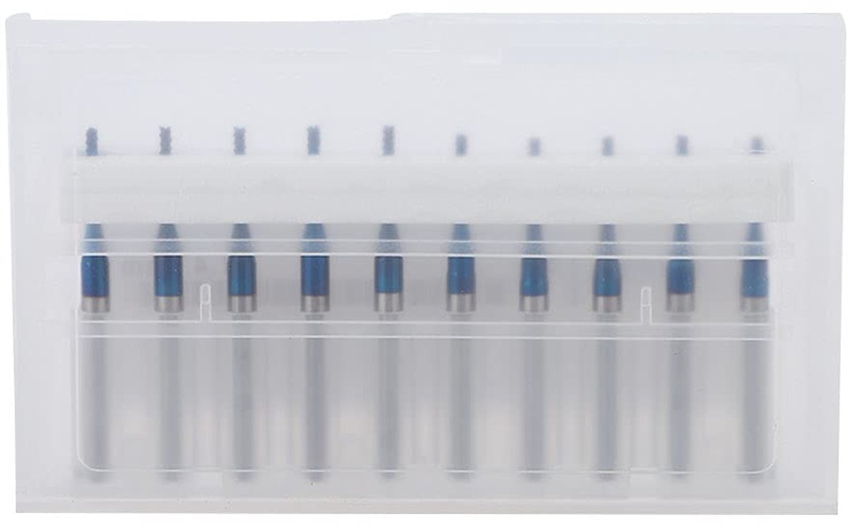 Set van 10 Stuks Freesbitjes van Hardmetaal voor CNC PCB Graveren en Frezen (1.4mm)