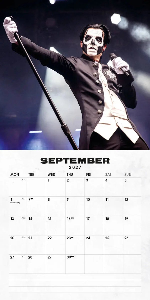 GHOST Kalender 2027