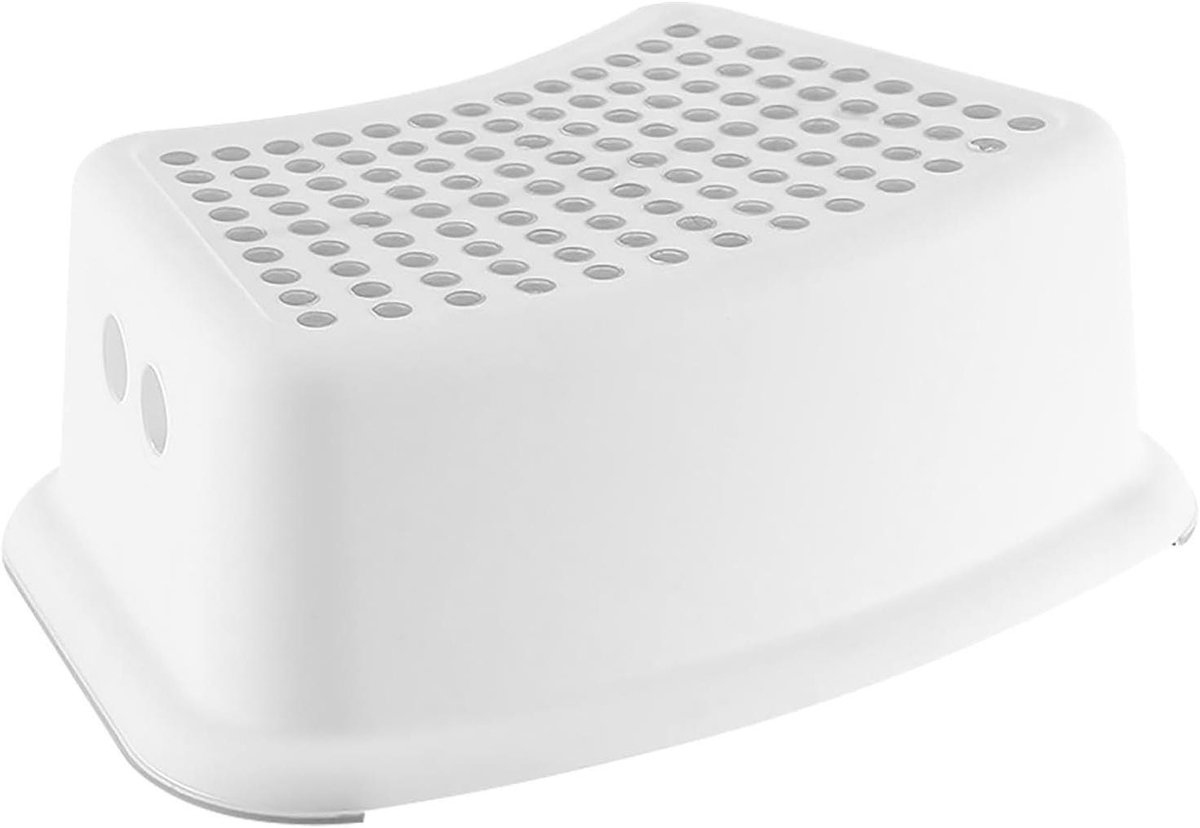 Toiletkruk - Opstapkruk Badkamer - Comfortabel Toiletgebruik - Antislip Stabiliteit - 35 x 25 x 15 cm - Grijs