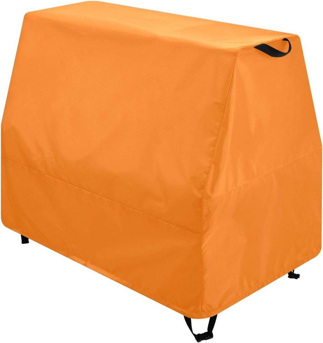 Speeltafelhoes Waterdicht - Buitentafelhoes Tuinmeubelhoes - Speeltafel Beschermen - Zilvergecoate Oxford Stof - 104x64x84 cm - Oranje