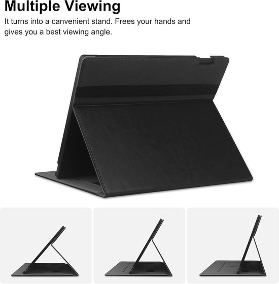 11.8 inch ReMarkable Paper Pro Hoes met Stevige Flipstand en Penhouder, Auto Sleep/Wake Functie, Zwart, Bescherming en Stijl voor Jouw Tablet — afbeelding 2