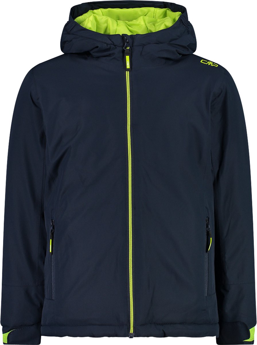 Kinderjas met capuchon CMP Feel Warm Flat Zwart