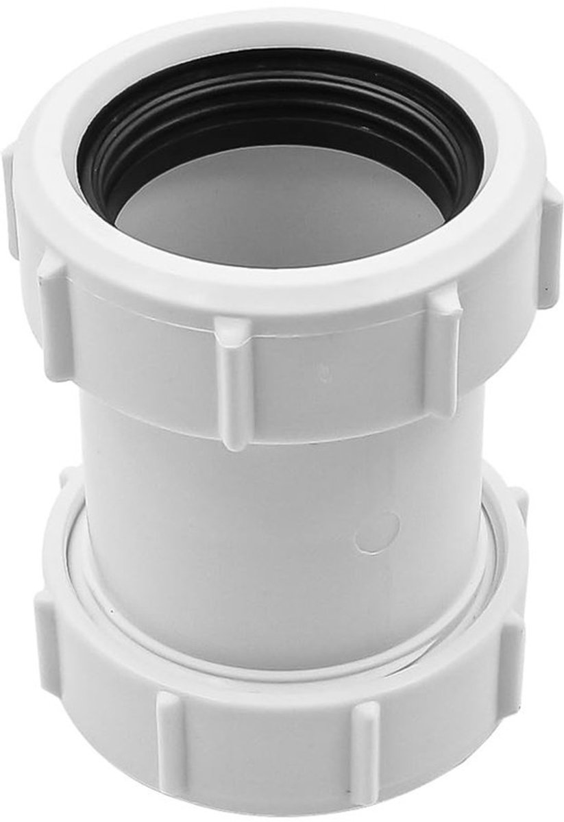 Buisconnector 40mm PVC - Verbindingsstuk - Koppeling - Geschikt voor afvoerbuizen - Duurzaam - Eenvoudig te gebruiken - Afvoerconnector