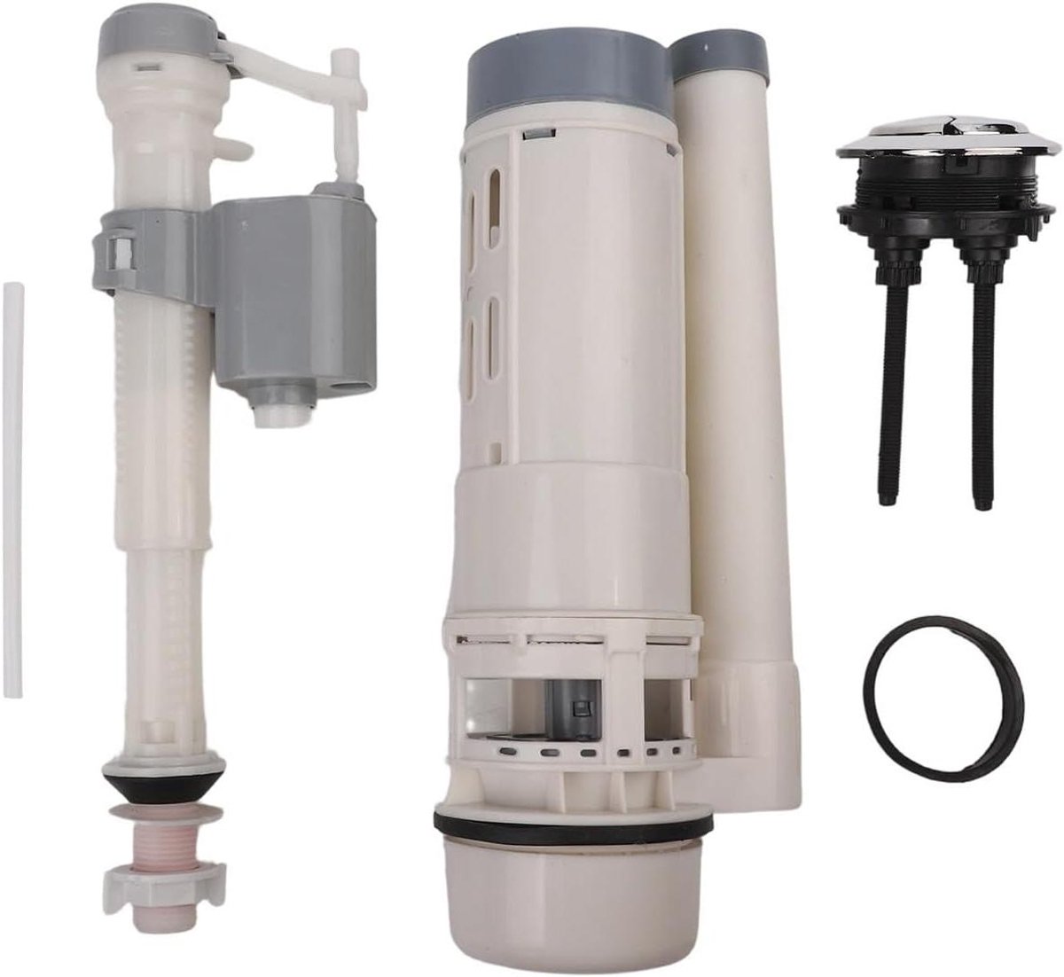 Toilet Reservoir Klep - Spoelmechanisme Kit - Badkamer Reparatie - Verstelbare Dual Flush - 35 x 32 x 5 cm