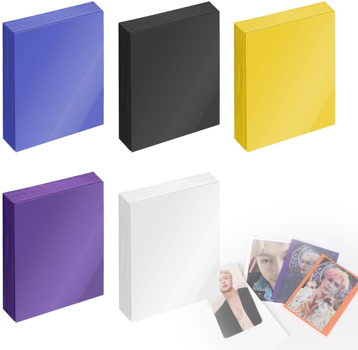 Omgoods - Set van 500 Kaarthoezen 60 x 91 mm