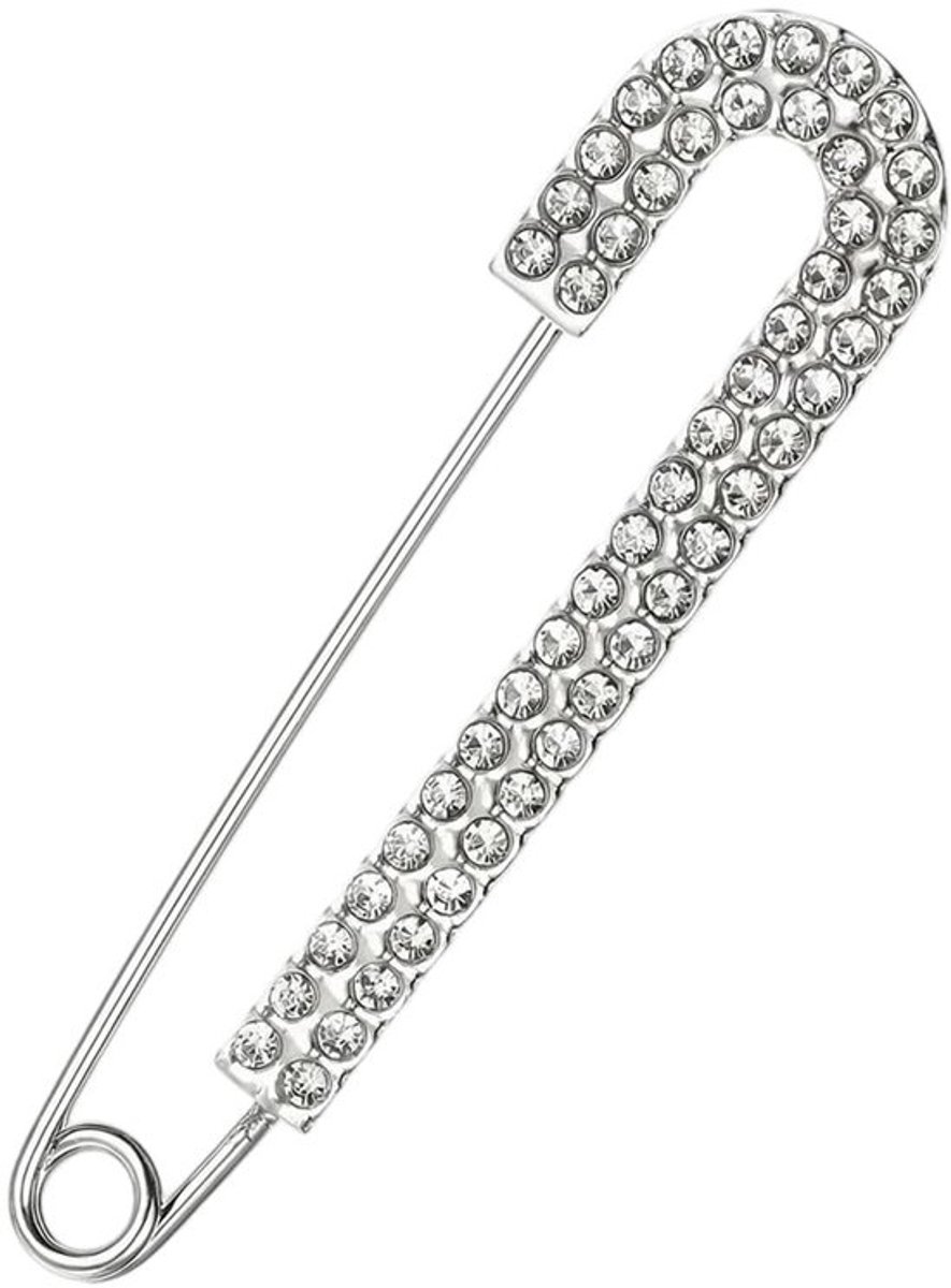 Decoratieve strass broche Zeynomax - veiligheidsspeld