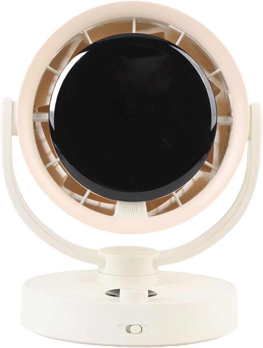 Luchtcirculatie Ventilator - Draagbare Tafelventilator - Comfortabele Luchtstroom - 100 Snelheidsinstellingen - 15 cm Diameter - Wit