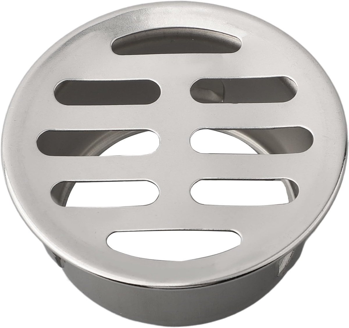 Vloerafvoer RVS - Bodemafvoer Tuin - Water Afvoeren - Efficiënt Anti-blokkeer Design - 50 mm - Zilver