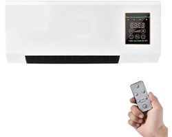 Draagbare Airco - Verwarming Ventilator - Ruimte Klimaat - Koelen en Verwarmen - 1800W 30m² - Wit