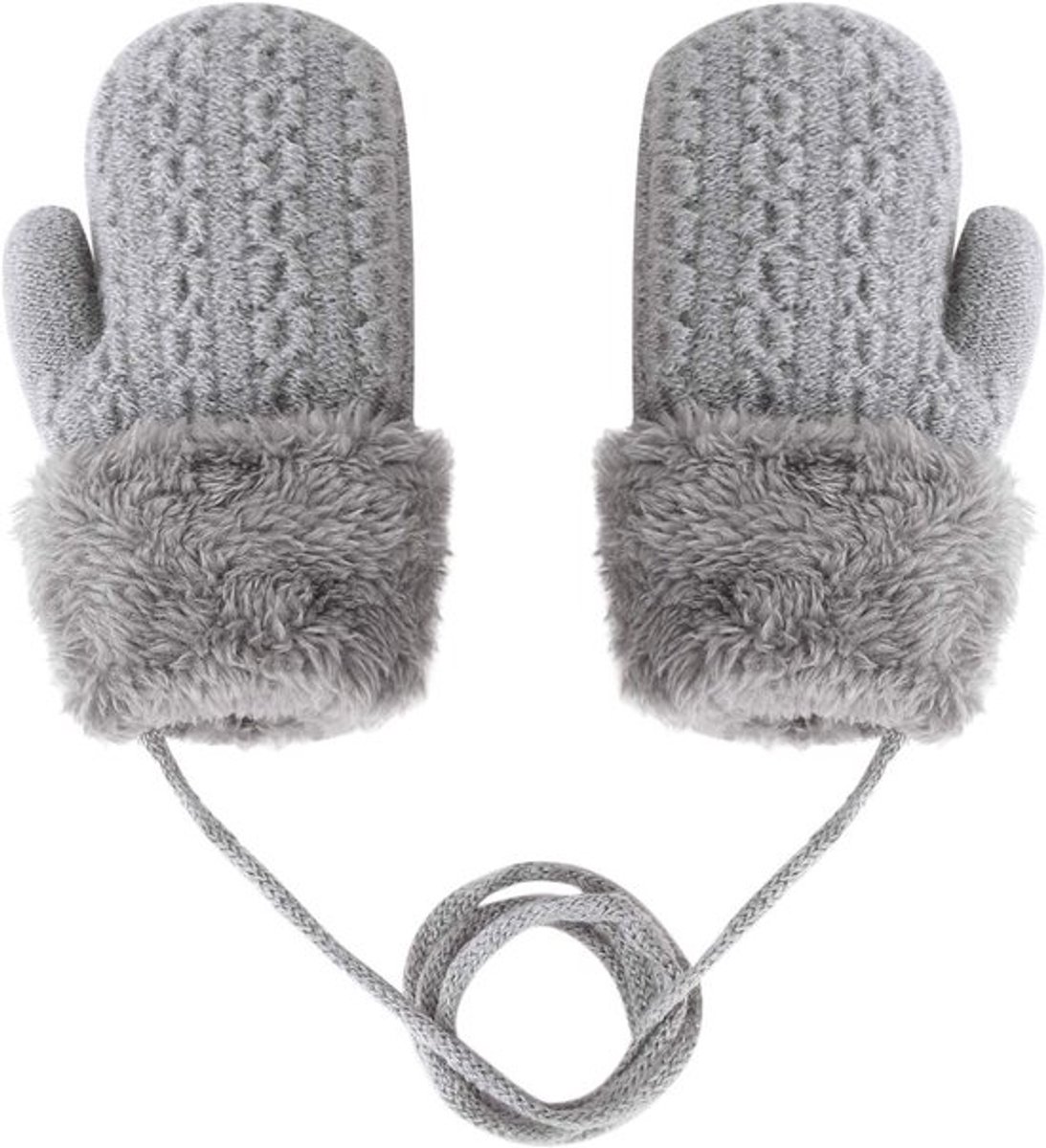 Allecto Plus - Gebreide wanten voor baby's en peuters | Winter handschoenen voor