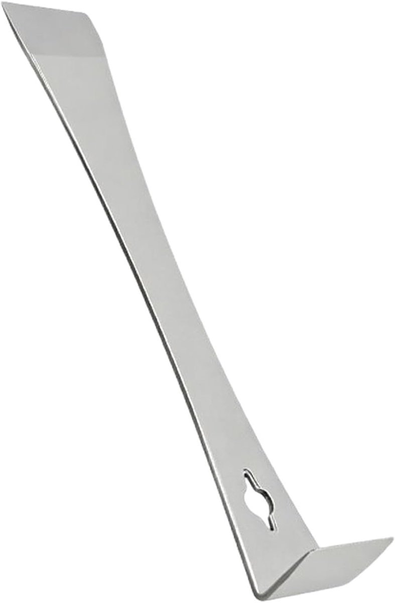 Spijkerverwijderaar Gereedschap - Stickerverwijderaar Staaf - Panelen Loshalen - Ergonomische Handgreep - 178 Cm - Zilverkleurig