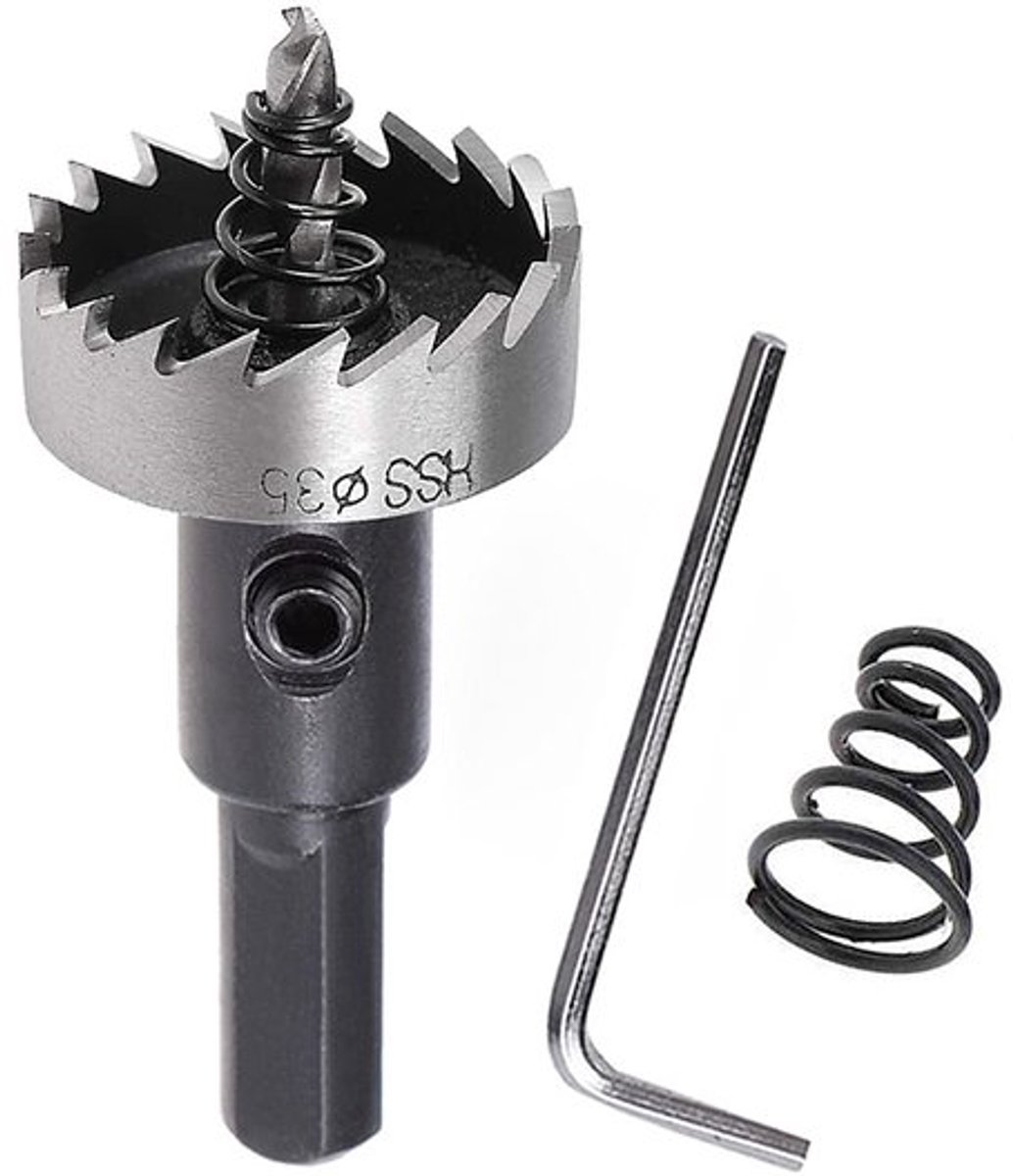 Store_9 - Hoge snelheid stalen boren - Heavy Duty Hole Cutter - 35mm gat zaag