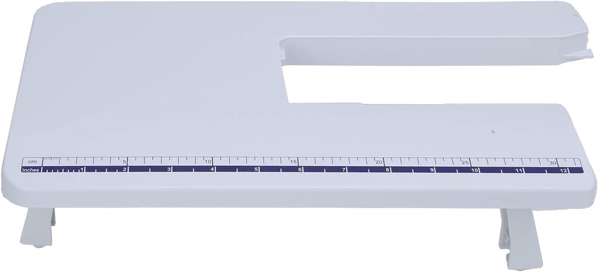 Naaitafel - Verlengbord - Naaiprojecten Uitbreiden - Ingebouwde Liniaal - 40 x 25 cm - Wit