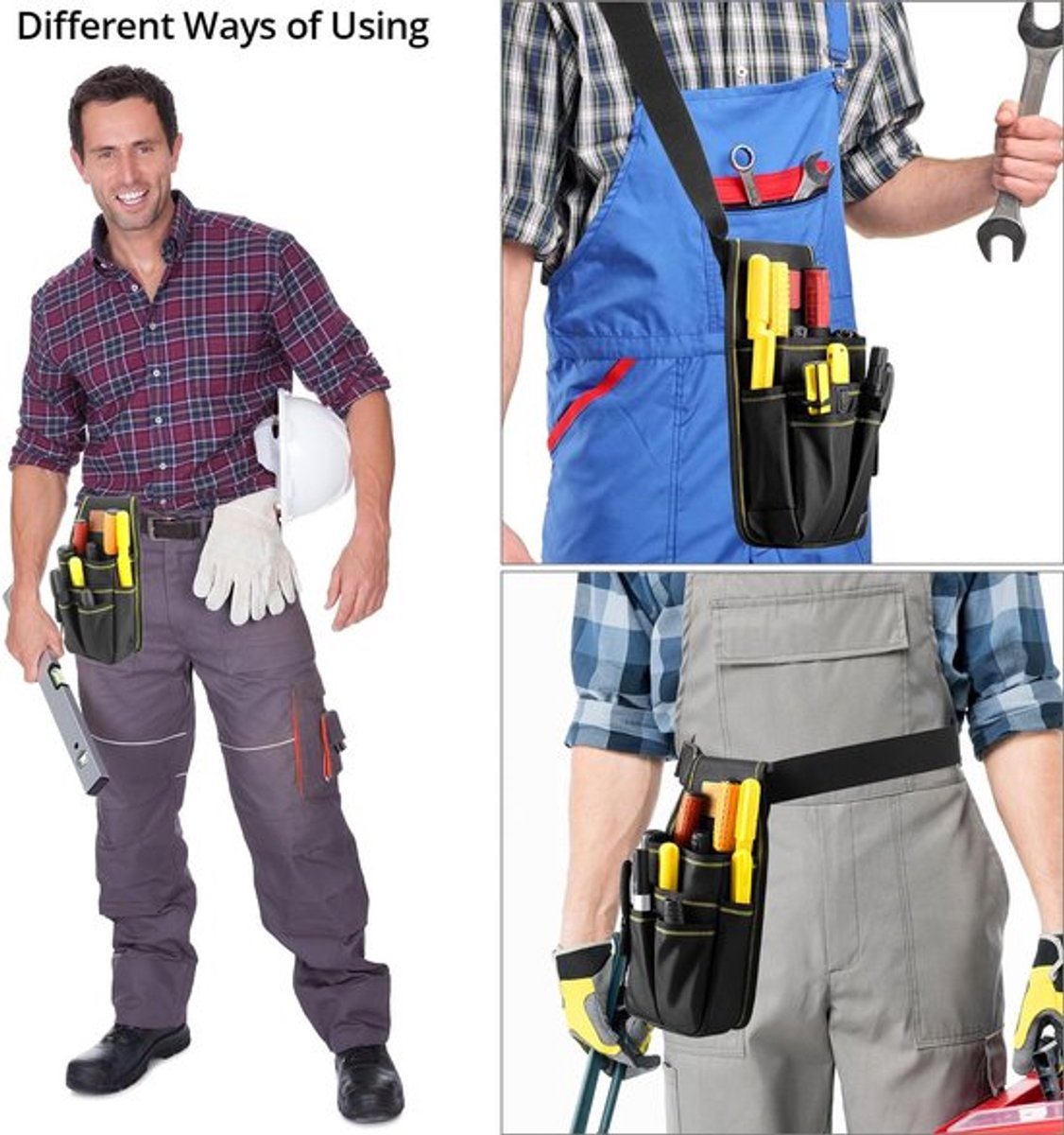 Waterdichte toolbag met oxfordfabric en kompact ontwerp