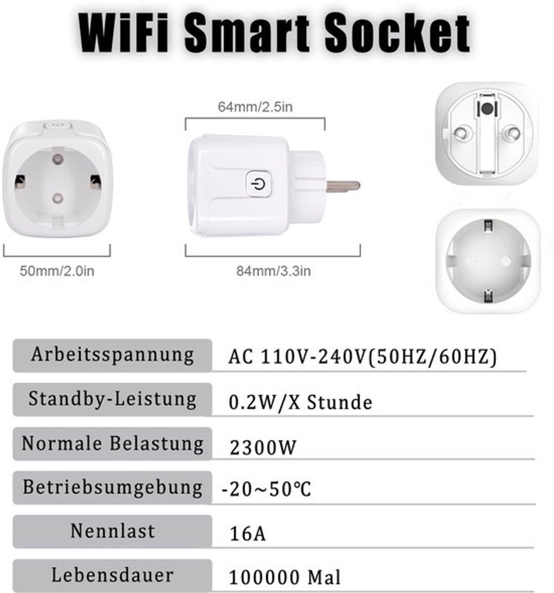 SPHProducts - Slimme WiFi stekker met energiebewust ontwerp