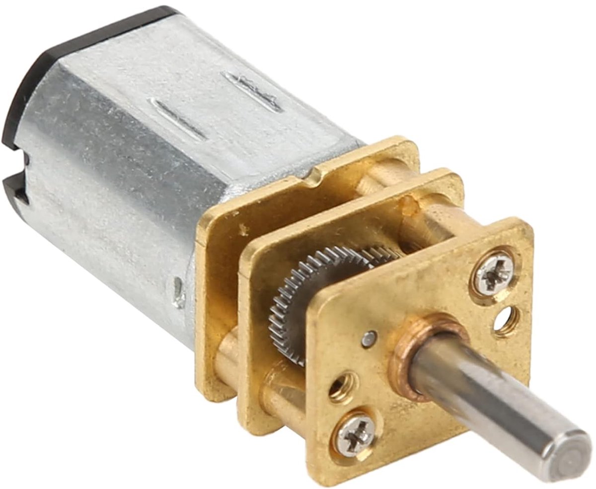 Reductiemotor - DC Motor - Modelbouw - Metalen Versnellingsbak - 3V 50 tpm - Zilverkleurig