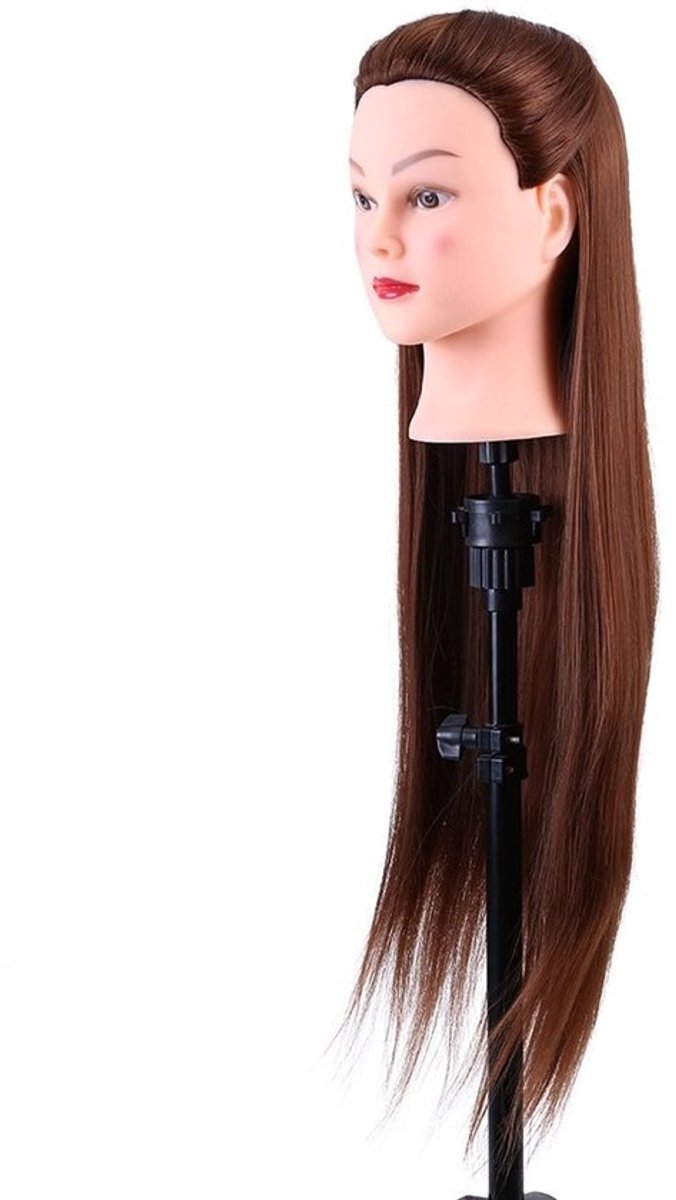 By shayne - Etalagepop - Trainingshoofd Haarstyling - Multifunctioneel - Bruin