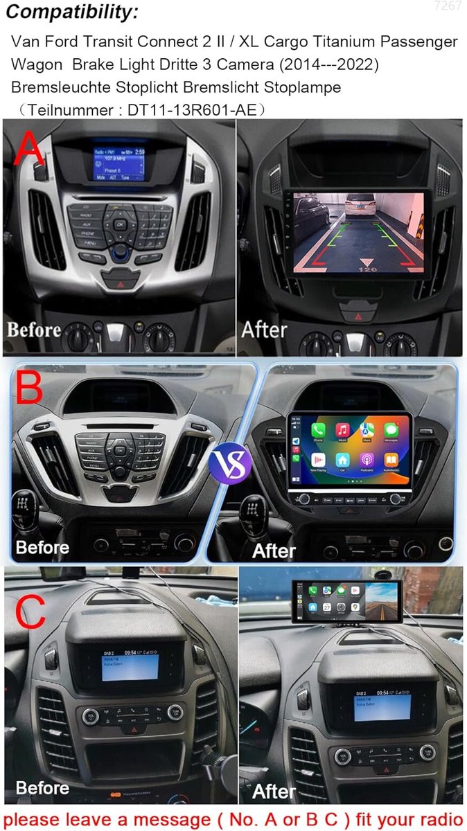 Navigatiesysteem Auto - GPS Systeem - Europa Navigeren - Levenslang Kaartupdates - 10.5 Inch - Zwart – foto 5