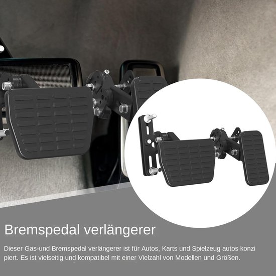 Pedaalverlengingen - Voetbereik Adapter - Verbeterde Rijcontrole - Ergonomisch Ontwerp - Universele Pasvorm - Niet gespecificeerd — afbeelding 3
