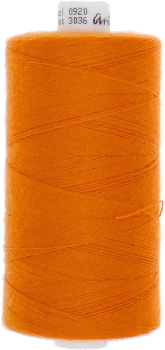 Naaigaren Polyester - Naaimachine garen - Kleding repareren - Hoge scheurvastheid - 1000 meter - Oranje