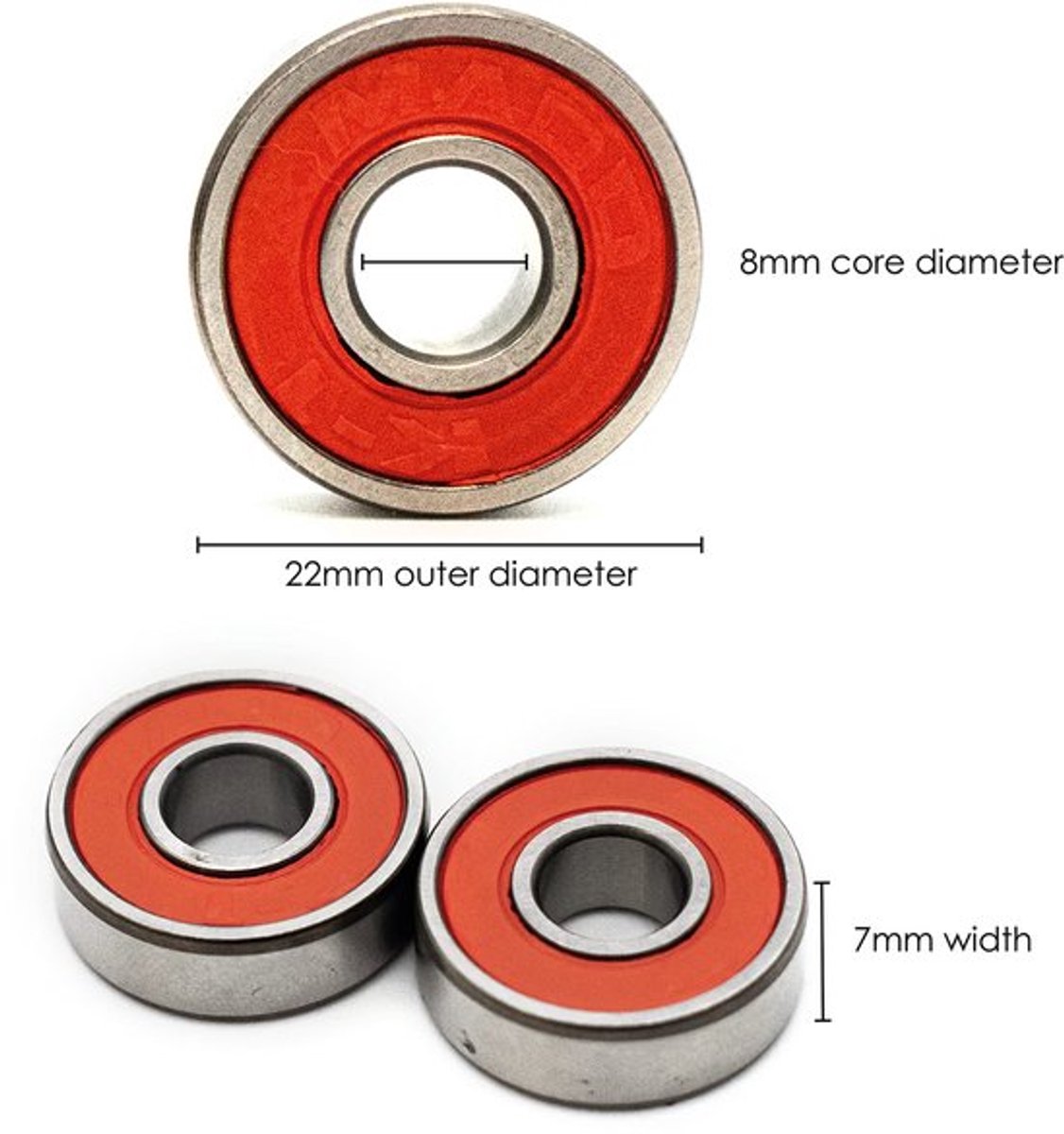 Dailygoods- Lagers Abec 9 - Kogellagers - Skateboard/Skates - Roller Skates