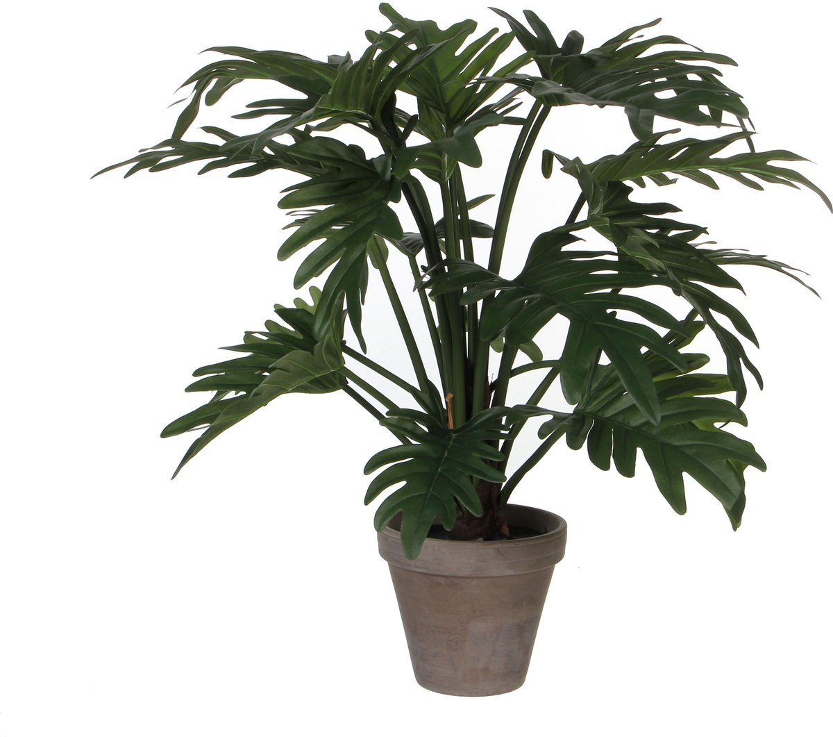 Mica Decorations Kunstplant mica philodendron selloum groen in pot | 2 stuks