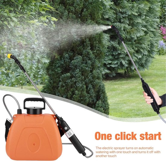 Elektrisch Draagbaar Sproeiapparaat 7 Liter USB Oplaadbaar voor Tuin en Onkruid — afbeelding 4