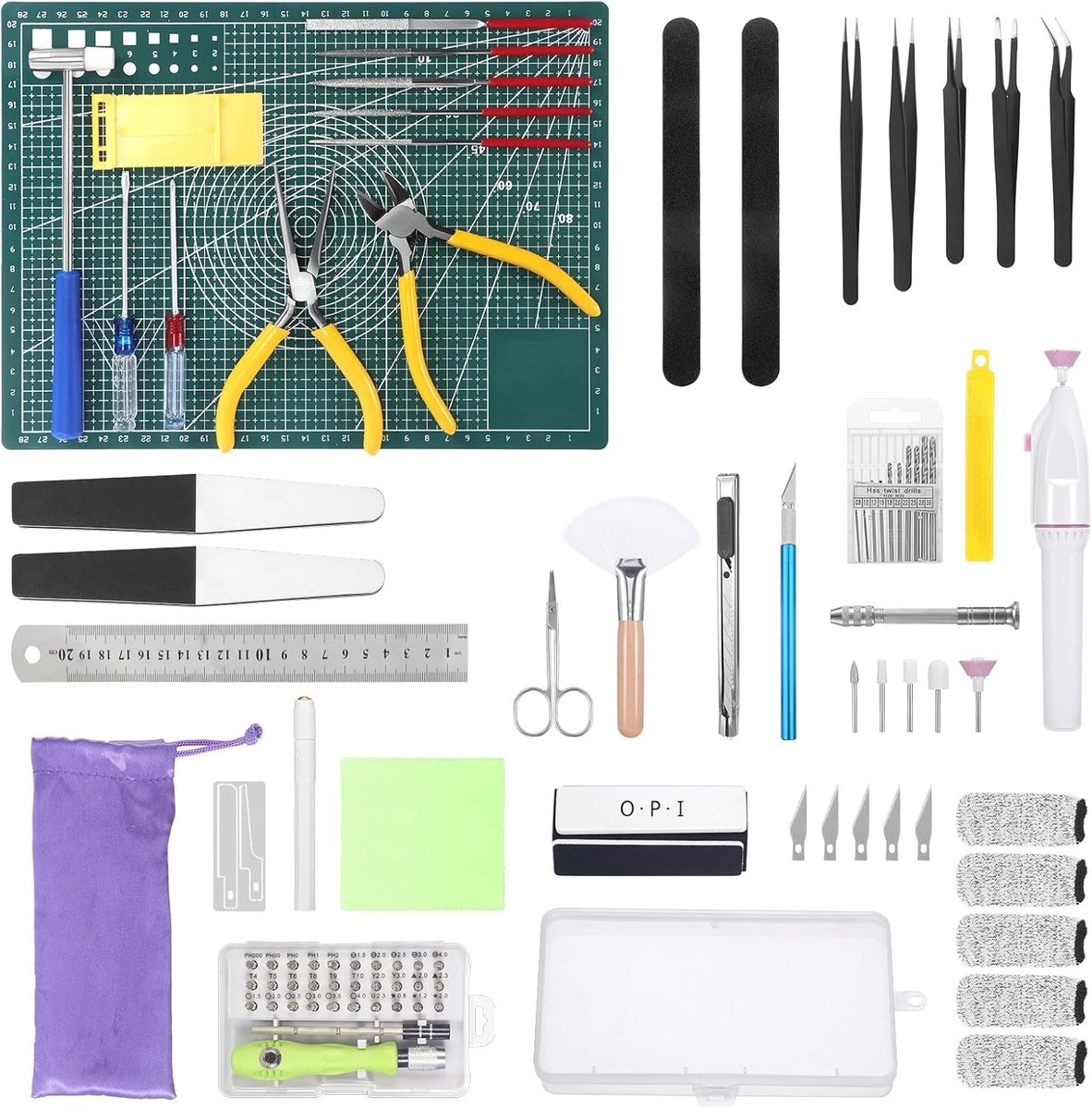 101PCS Gundam Model Tools Kit - Hobby Constructie Gereedschap voor Basis Model Assemblage en Reparatie