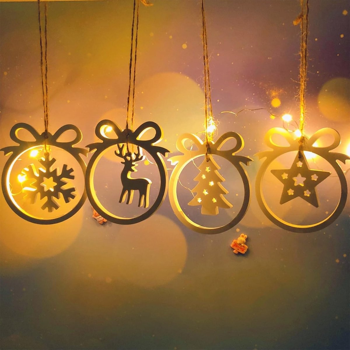 2 Stuks Siliconen Mallen voor Kerst - DIY Sieraden, Kettingen en Hangers - Creatief Gieten en Versieren voor Feestdagen en Cadeaus