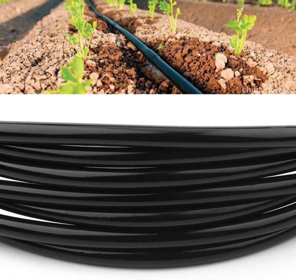 PVC Tuinslang - 5 m/10 m/20 m - Irrigatieslang - Tuin irrigatie - Groene kas (10 meter)