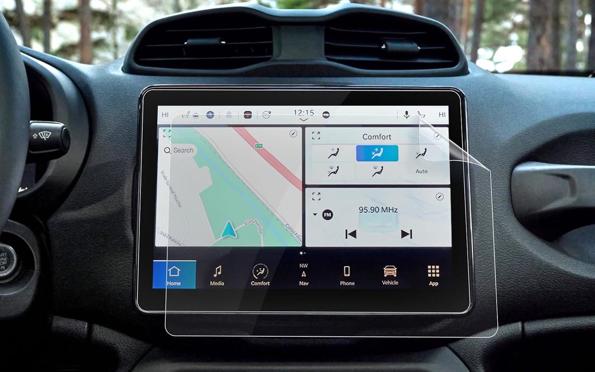 Jeep Renegade Navigation Protection Film, 10.1 Inch Uconnect Touch Screen, Nano Plastic, 6H Scratch-Resistant - ShopVlot