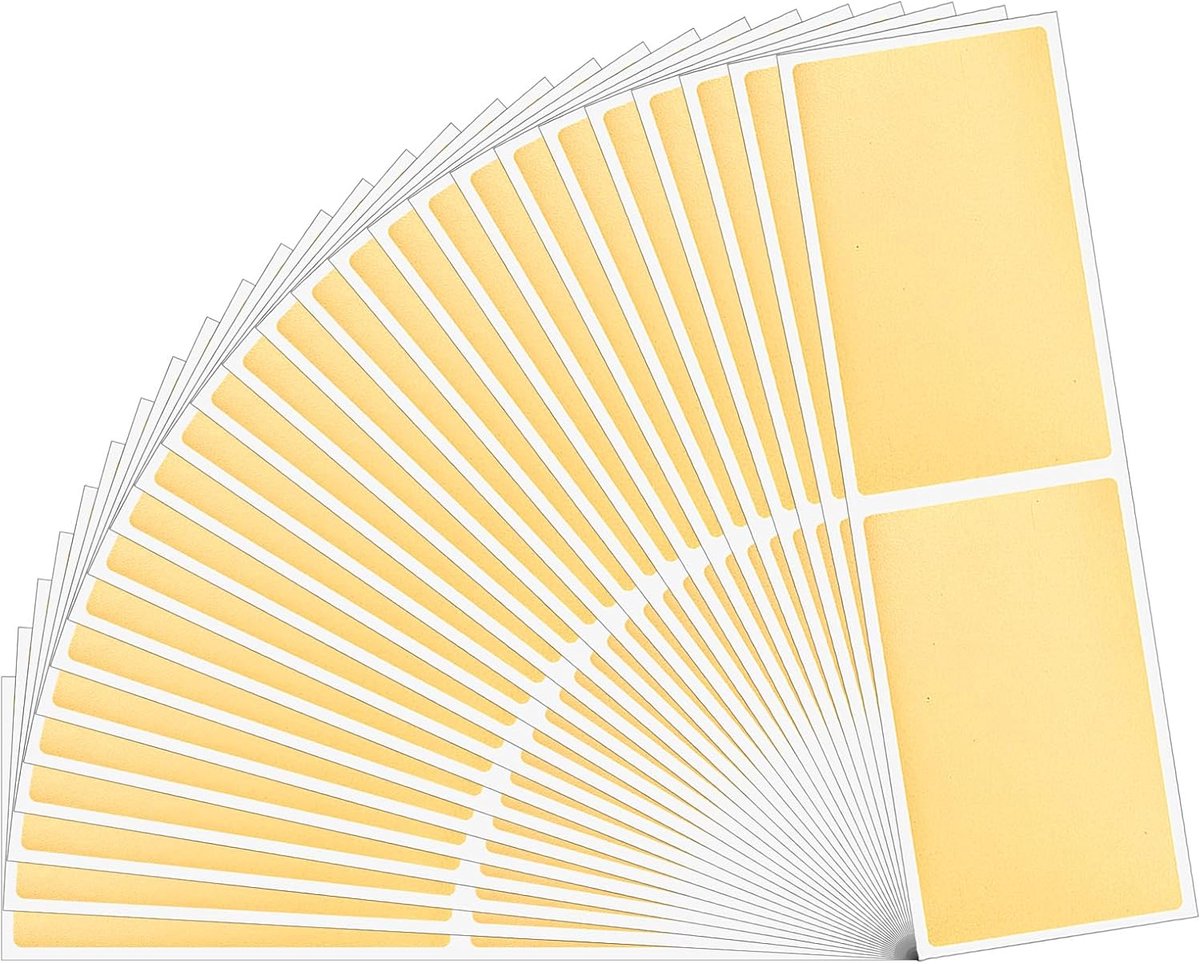 SnelShoppen - 100 Stuks Kraskaart Stickers Zelfklevend voor Feestjes, Spellen, Cadeaus, Postkaarten, Creatief Knutselen