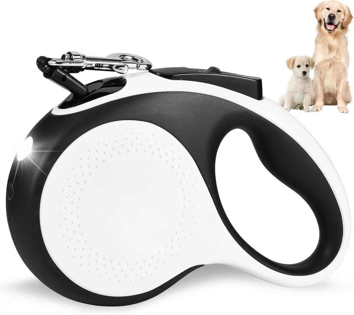 SnelShoppen - 5 Meter Hondenlijn voor Honden - Verstelbare en Duurzame Hondenriem - Ideaal voor Wandelen, Hardlopen, en Training - Beschikbaar in Dive