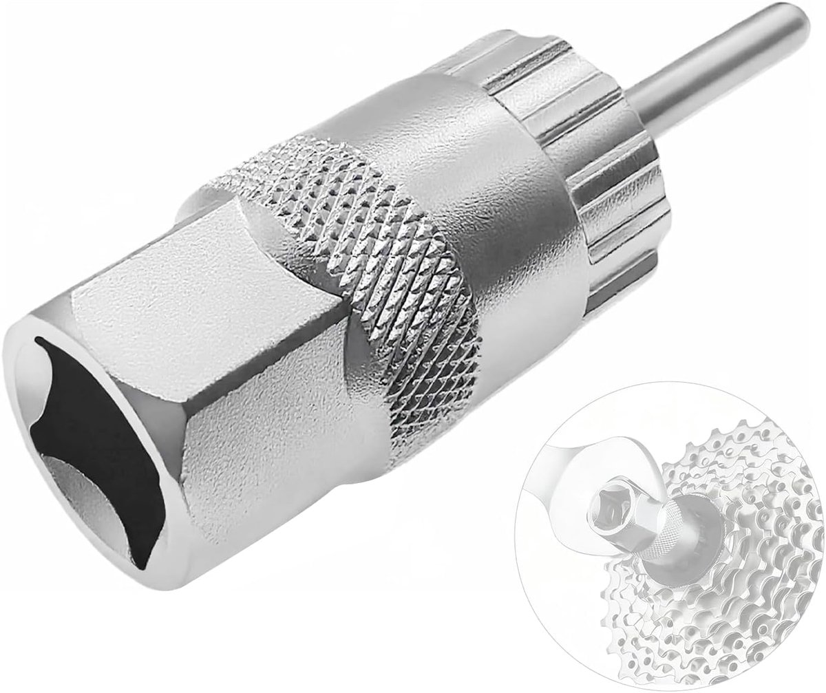 Cassette Disassembly Tool - Extended Quick Release Wrench, Bicycle Cassette Wrench, Brake Disc Wrench, 12 Teeth for - ShopVlot