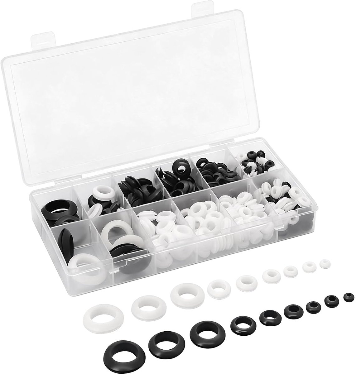325 Pcs O-Ring Sealing Rings Seals, Rubber Washers, Washers, Black, Sealing Rings, Flat Seal for Sanitary - ShopVlot
