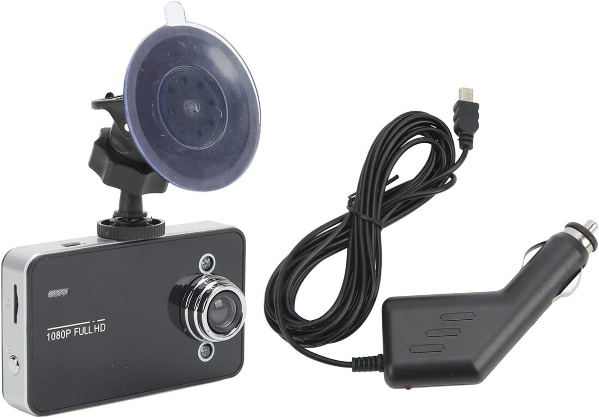 Mini Dashcam 1280x720 - HD Scherm - 24 Uur Monitoring - Bewegingsdetectie - ShopVlot