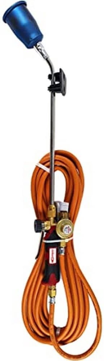 SnelShoppen - Complete Titanium Branderset 6120: 1 Branderset 100T, 1 Hals L400, 1 Steel 650, 10m Slang, 4 Bar Regulator - Ideaal voor Droogmaken, Mar