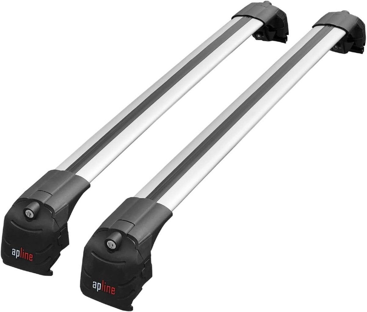 SnelShoppen - ACE-2 Type Dakkofferdrager voor Skoda Kodiaq 2 (2024-2026) - Grijze Aluminium Dakrails met Verstelbare Bevestiging