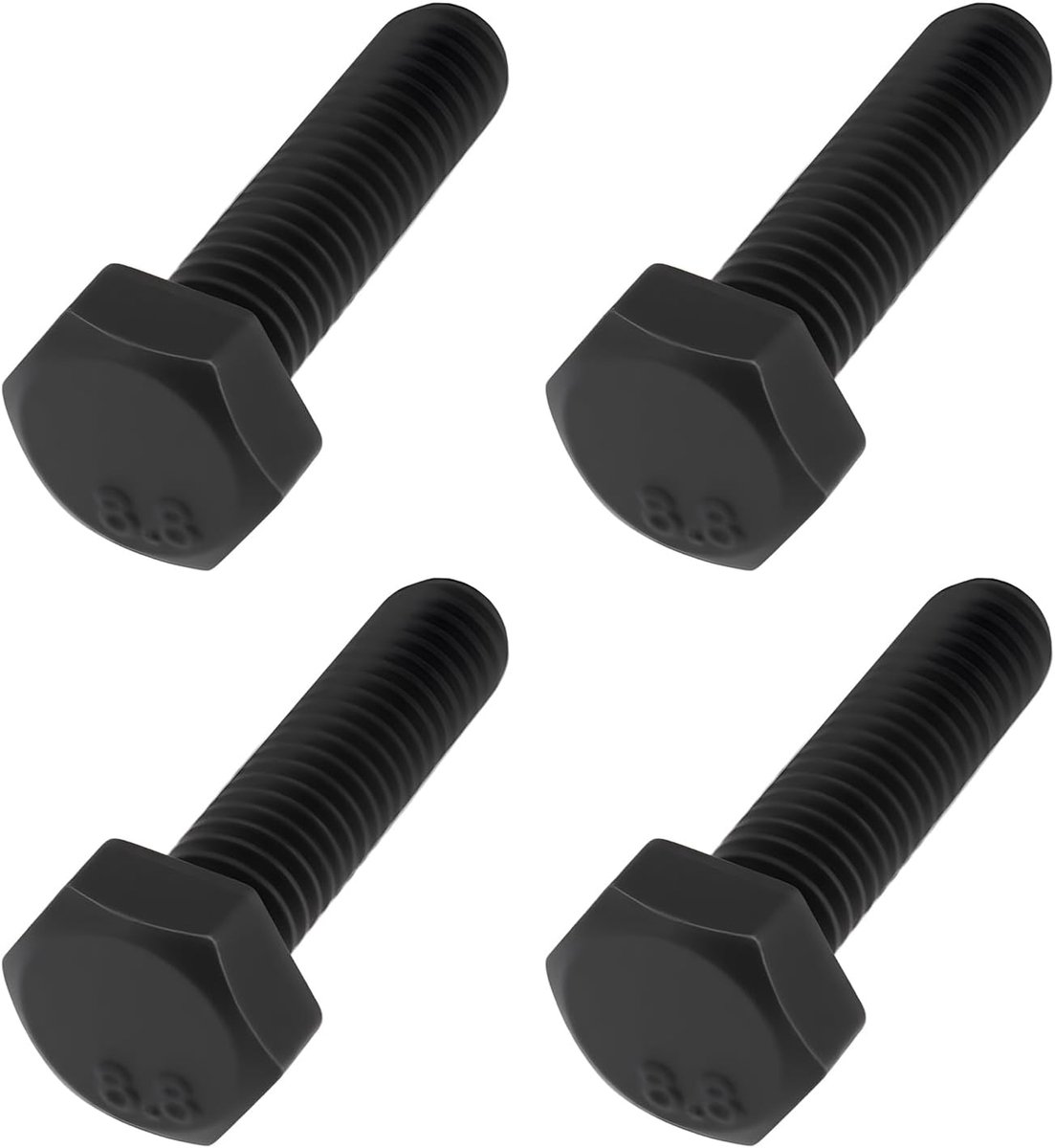 Store 4 stks M6x20mm Krukas Bout Schroef Set Staal Compatibel met Honda GX110 GX120 GX140 GX160 GX200 Grasmaaiers & Kleine Motoren