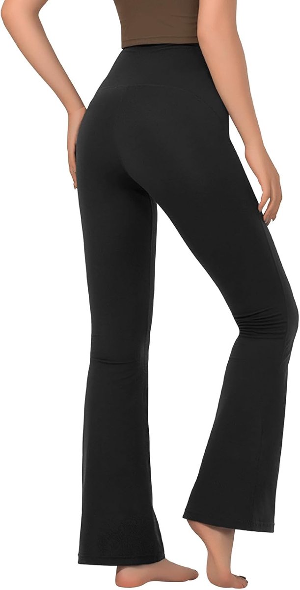 broek voor dames, push-uplegging, yoga, hoge taille, elastische
