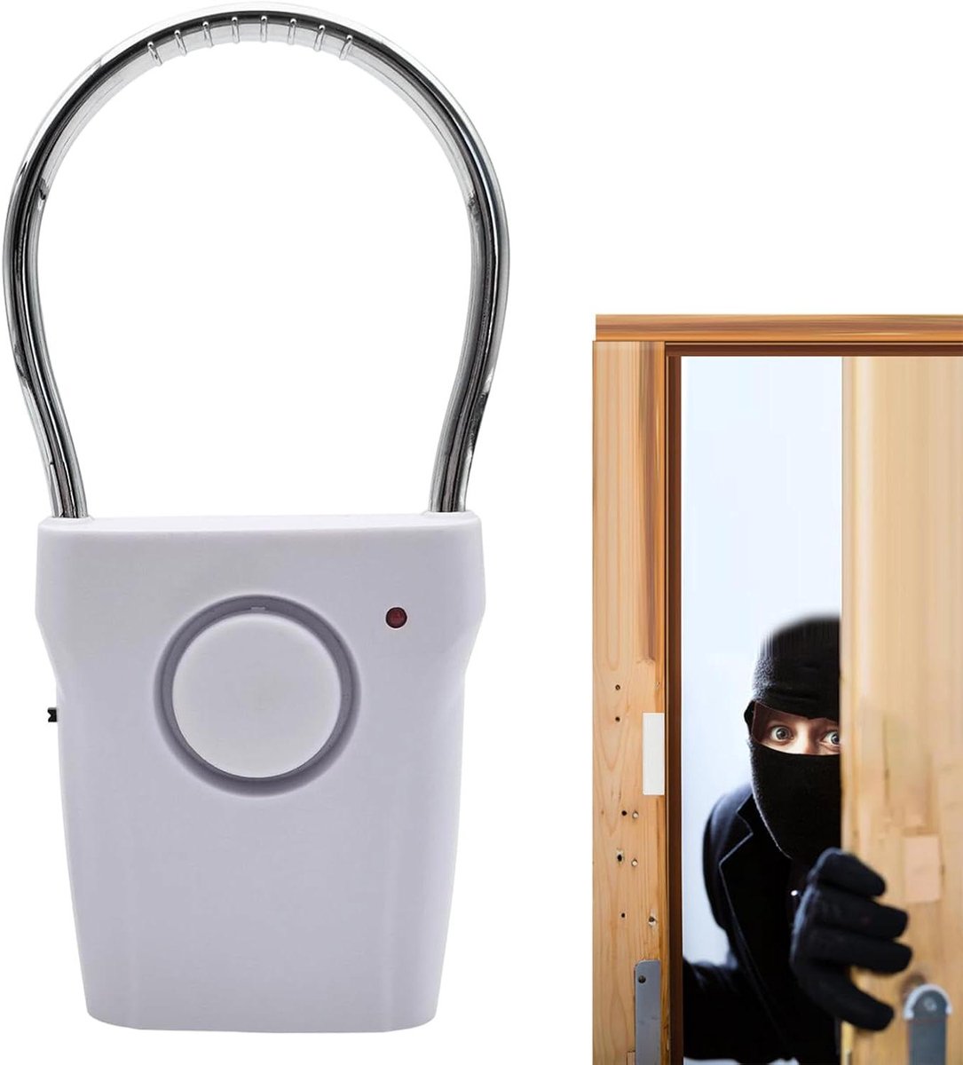 Deuralarm - Deursensor Alarm - Kinderveiligheid Thuis - 120dB Sirene - 139 x 68 cm - Wit