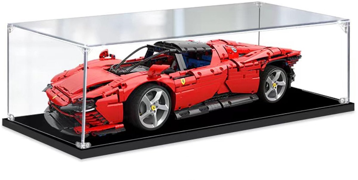Omgoods - Transparante Acryl Displaykast met Stofbescherming voor Actiefiguren