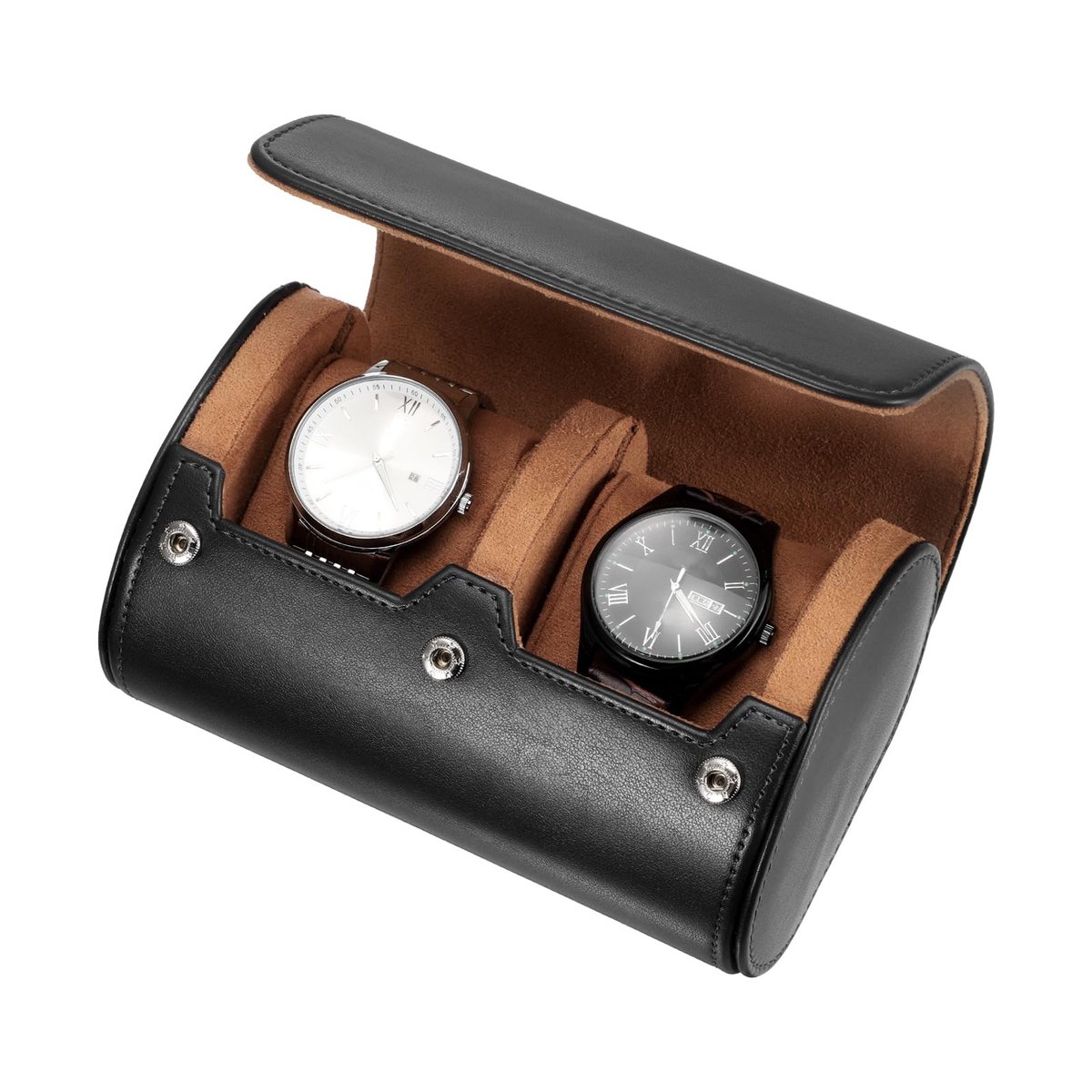 Omgoods - Lederen Horloge Opbergdoos met 2 Sloten