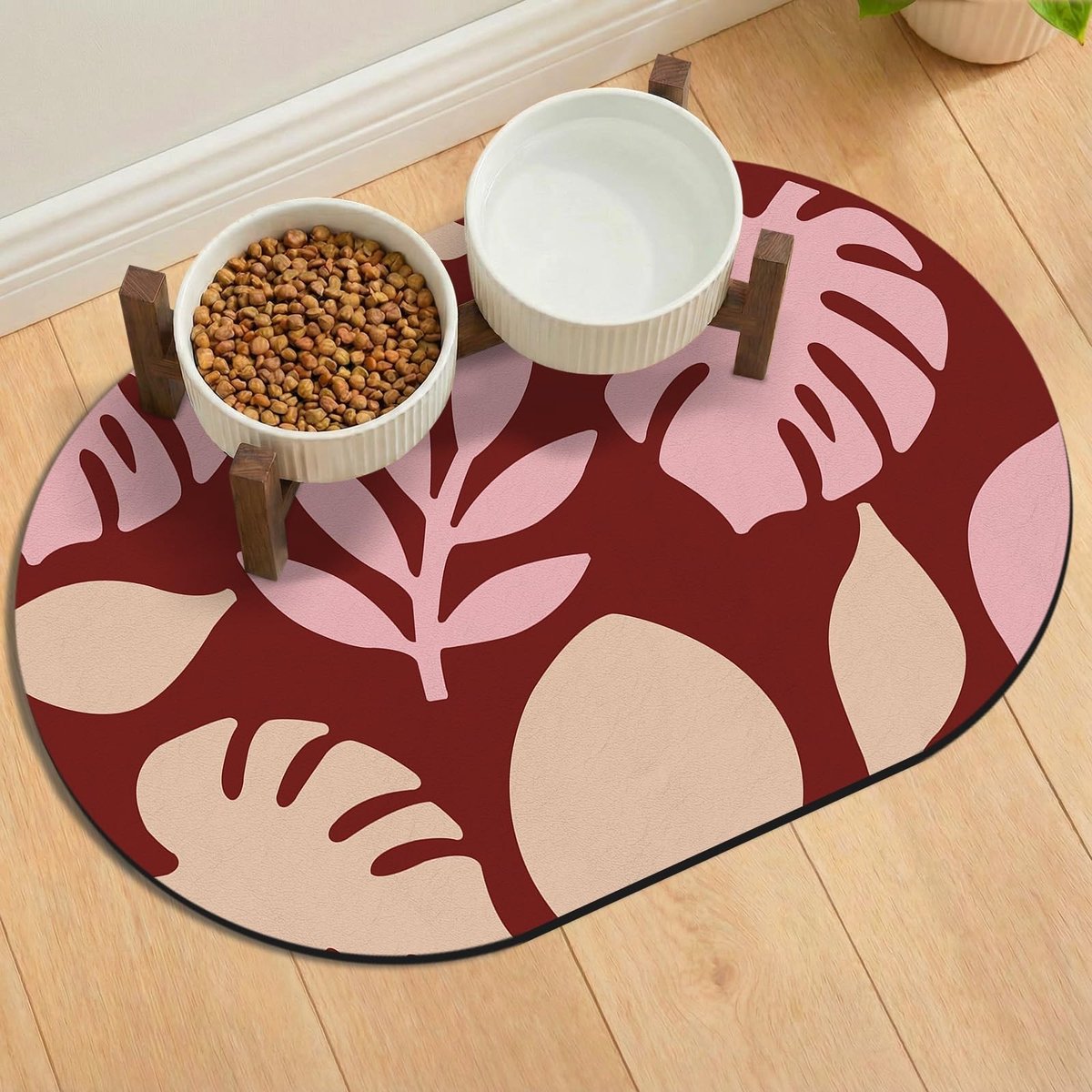 Omgoods - Antislip Hondenvoer Mat van 61 x 40.5 cm