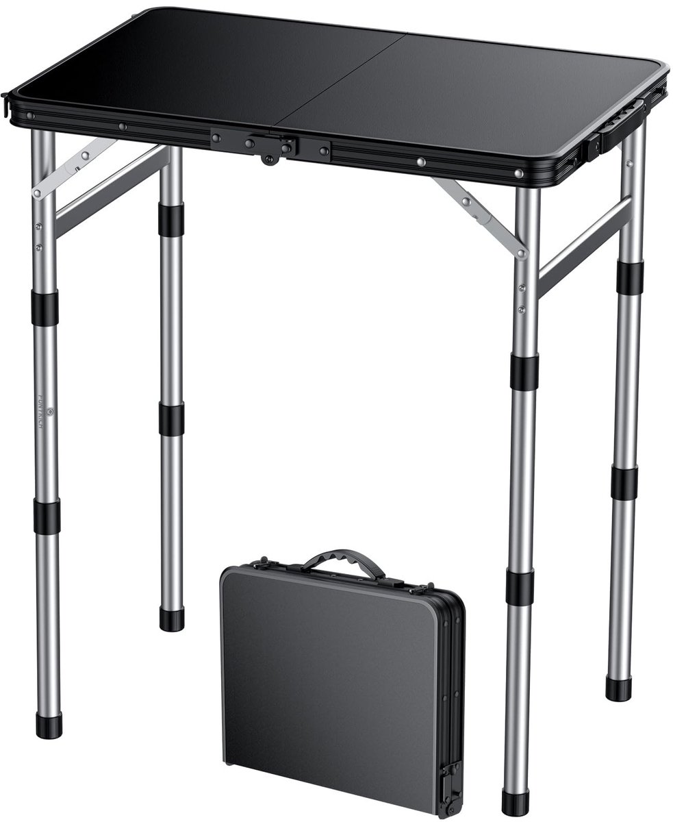 Omgoods - Opvouwbare Campingtafel - Waterdicht en Hoogte Verstelbaar