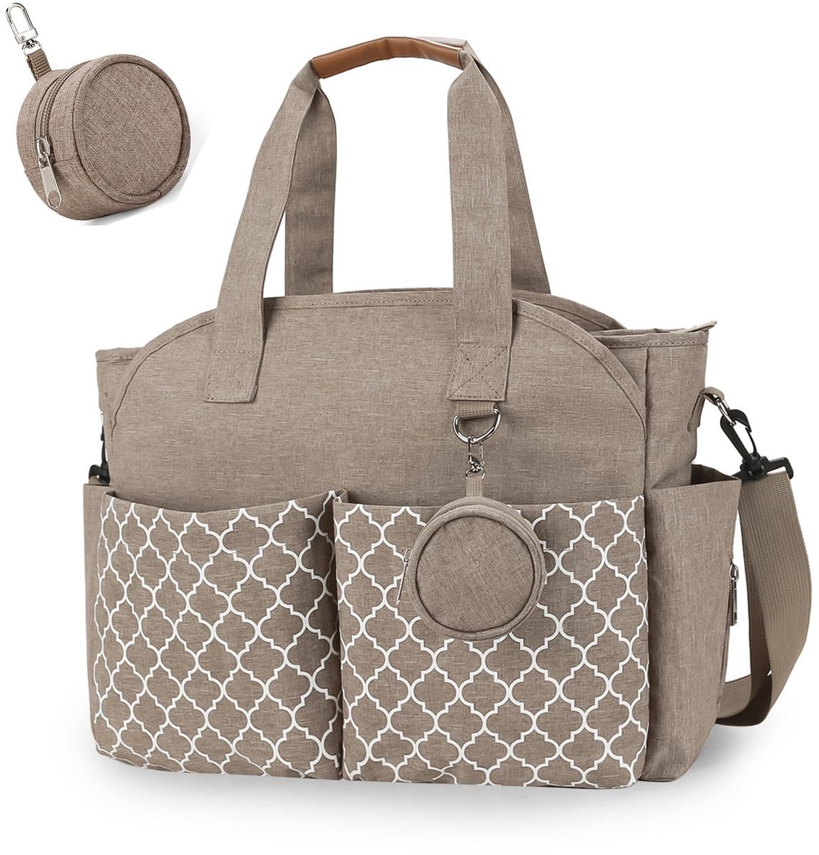 Omgoods - Grote Luiertas met 13 Compartimenten voor Babyaccessoires